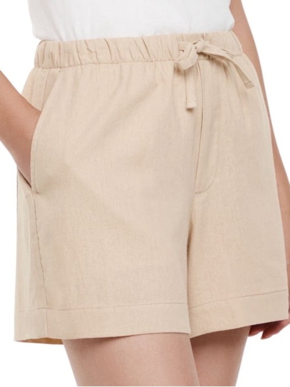 NWT Gap Women's Linen Pull-On Short Size Large